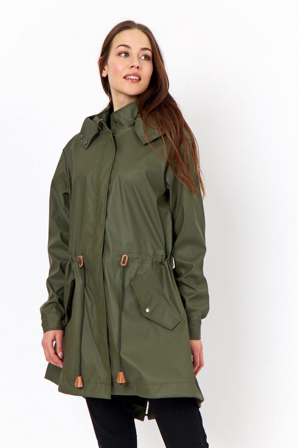 Waterproof Drawstring Alexa Coat - Image 7
