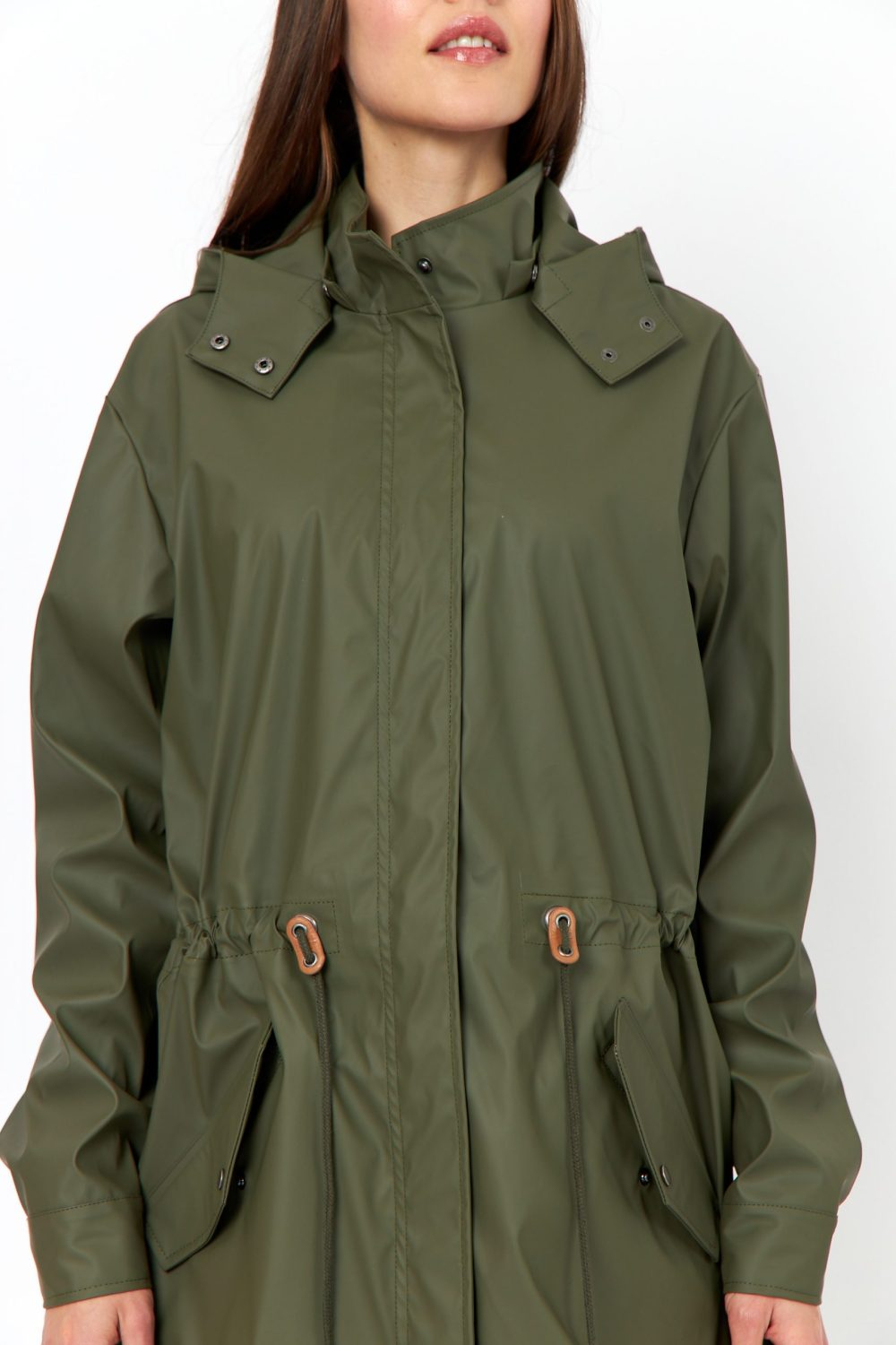 Waterproof Drawstring Alexa Coat - Image 9