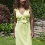 Wrap Dress Raindrops