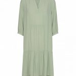 Calypso half sleeve tiered dress