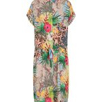 Daya printed shirt dress