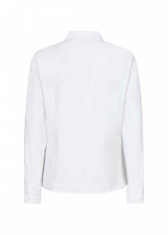 Netti White Shirt - White Leaf Boutique