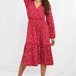 Delightfully Ditsy Wrap Dress