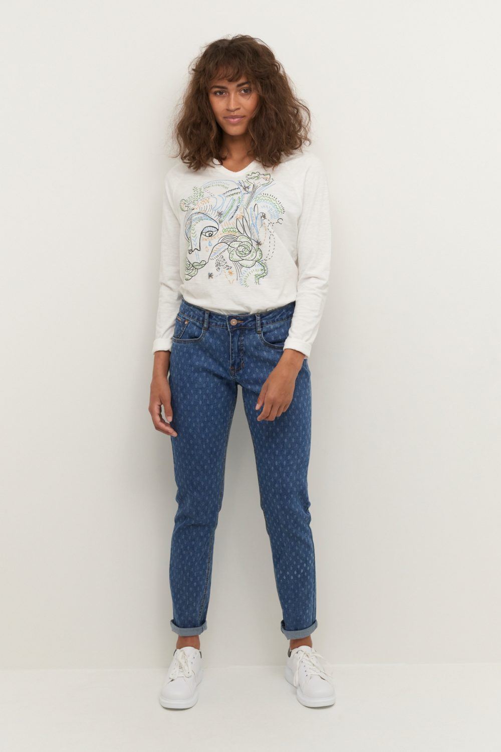 Lone Printed Denim Jeans - Image 4