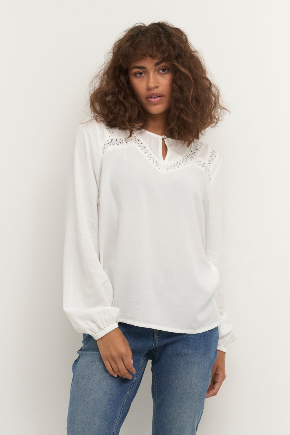 Manlia White Blouse - Image 1