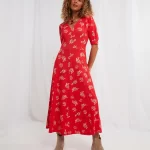 Victoria Jersey printed dress