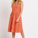 Floating Floral Sleeveless Dress