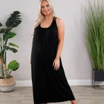 Crossback Maxi Dress