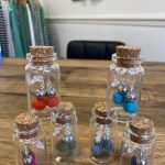 Hematite drop earrings