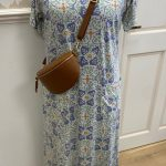 Beachy Tile Jersey Maxi Dress