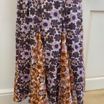 Retro Floral Contrast Airy Fairy Skirt