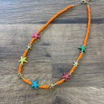 Colourful Starfish Necklace