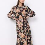 Takari Tie Waist Shirt Dress