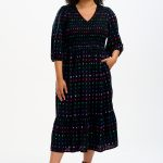 Magdalene Midi Shirred Dress