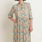 Floral Paisley Midi Dress