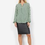 Velda 1 Notch Neck Blouse