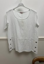 3 Button Cotton Top - Image 3