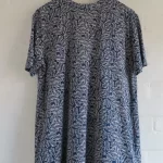 Stamp Leaf Longline Printed Tunic