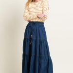 Denim Maxi Skirt