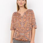 Felicity 461 Notch Neck Blouse