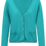 Double Rib Detail Cotton Cardigan