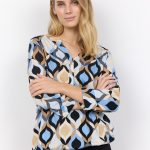 Felicity 471 Notch Neck Top
