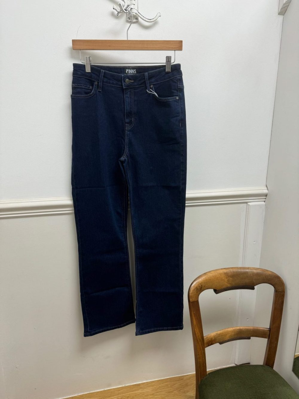 595T Indigo Super Stretch Boot Cut Jeans - Image 1