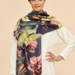 Exotic Evening Print Scarf