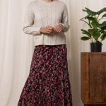 Frome Floral Ikat Skirt