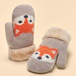 Kids Knitted Mittens