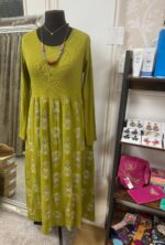 Cotton Mono Print Long Sleeve Venus Dress - Image 3