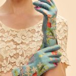 Kylie Faux Suede Gloves - Hummingbird