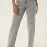 Lone Straight Leg Grey Jeans -  Coco Fit