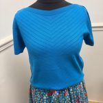 Boatneck Pointelle Knit Jumper