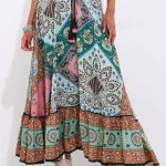 Isla Patchwork Full Maxi Skirt