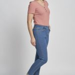 581CT Slim Fit Super Stretch Denim Ankle Grazer With Hem Feature