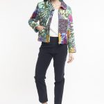 Chopin Zip Print Jacket