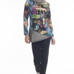 Madam Butterfly Asymetric Cowl Tunic