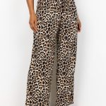 Pietta 3 Wide Leg Leopard Pants