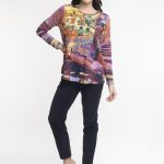 Contemporary Crew Neck Long Sleeve T-Shirt