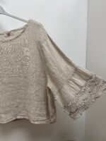 Linen Broderie Anglaise Top - Image 2