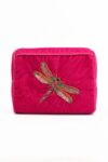 Pink Dragonfly Medium Pouch