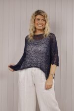 Popcorn Poncho Top