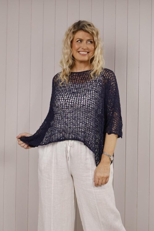 Popcorn Poncho Top