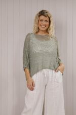 Popcorn Poncho Top - Image 2