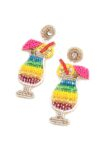 Rainbow Cocktail Earrings