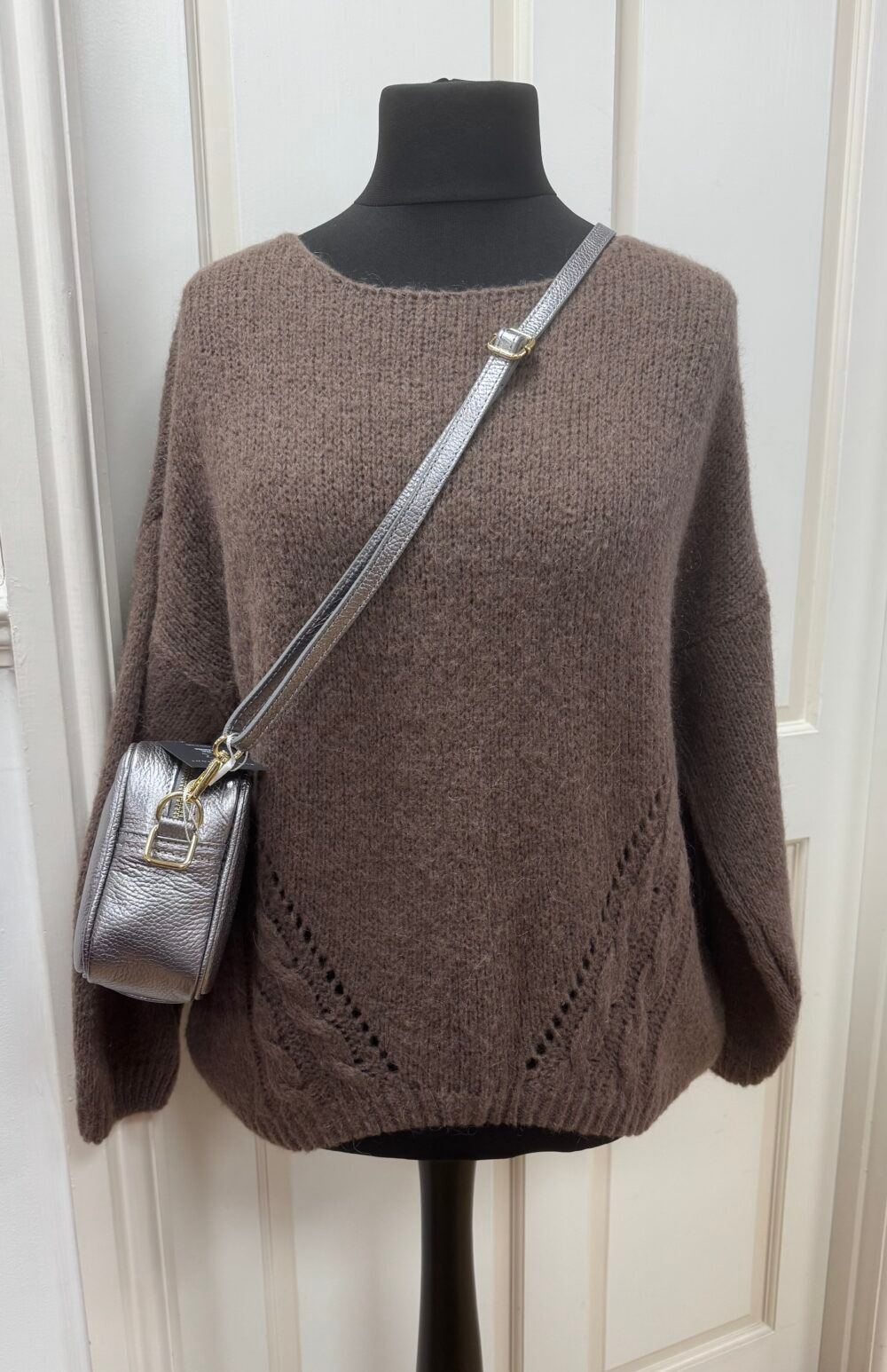 Wool Blend Detailed Jumper - Image 2