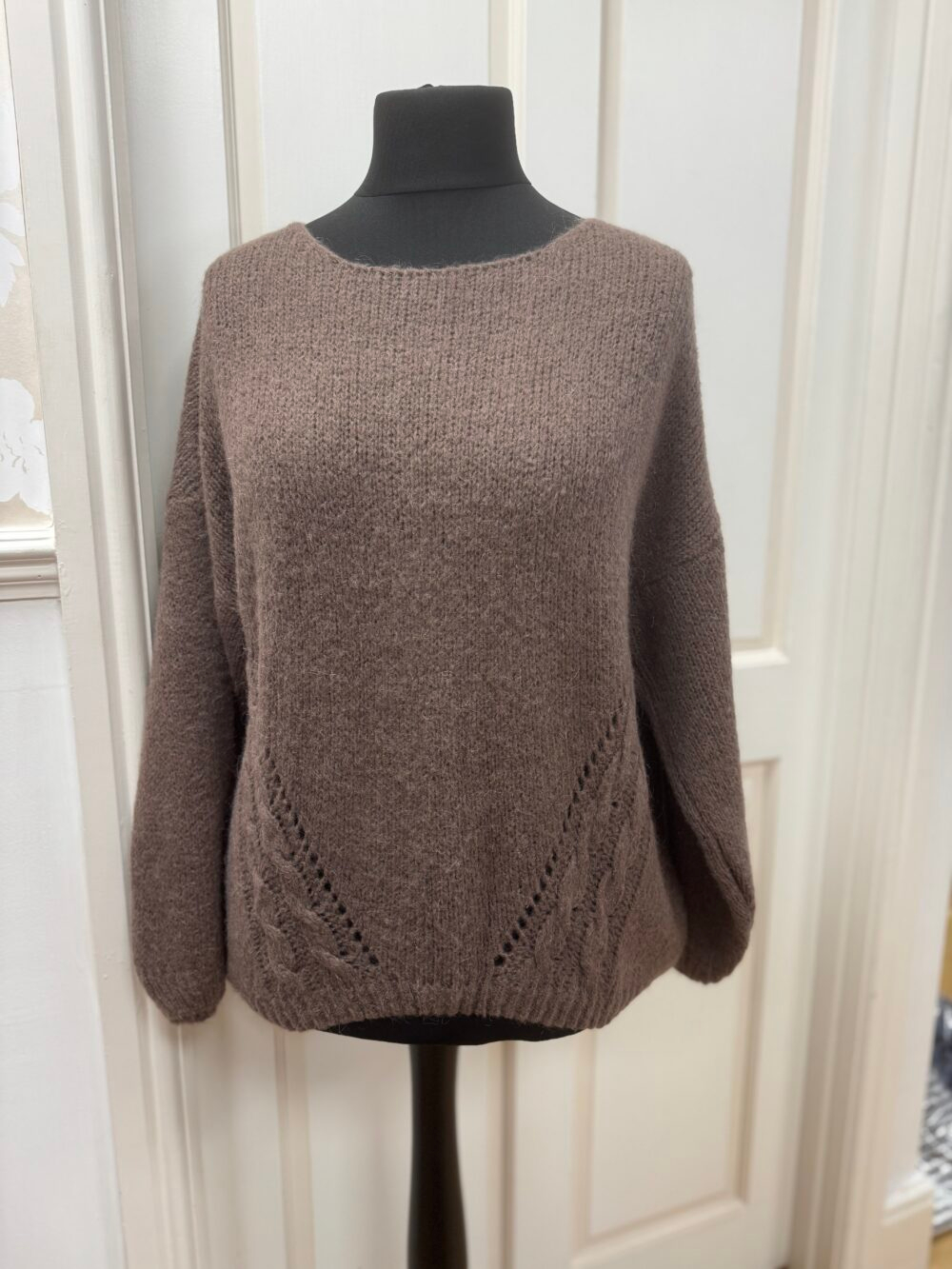 Wool Blend Detailed Jumper - Image 1
