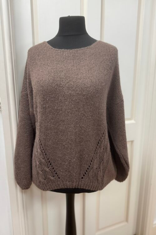 Wool Blend Detailed Jumper