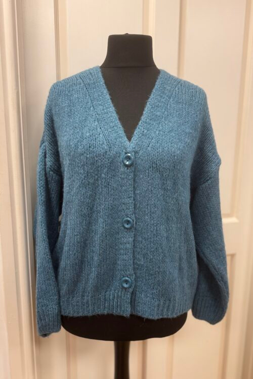 Chunky Knit Button Front Cardigan